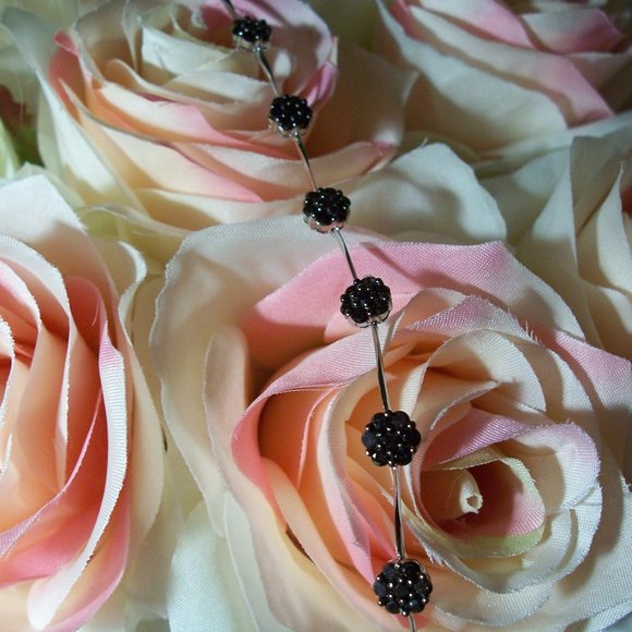 Sterling Silver Black Onyx Bracelet - Picture 1 of 5